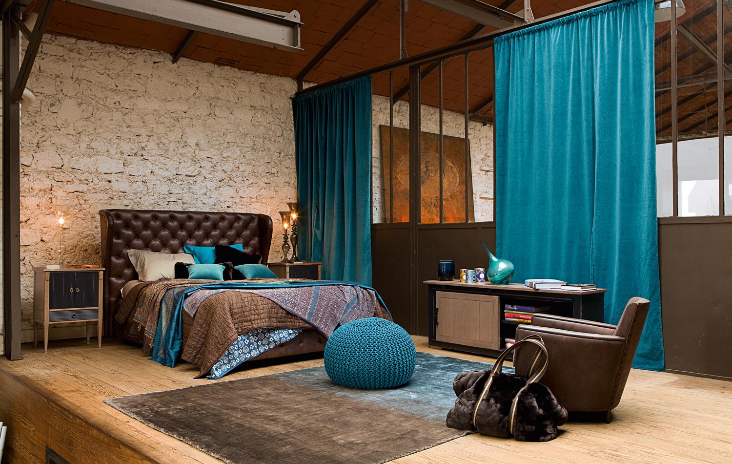 bobois roche bedroom inspiration bedrooms modern beds brown chambre coucher dormitorios decorating teal browns dark sofas selection miss don interior