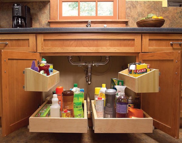 kitchen storage sink trays brilliant solutions shelves drawers furniture