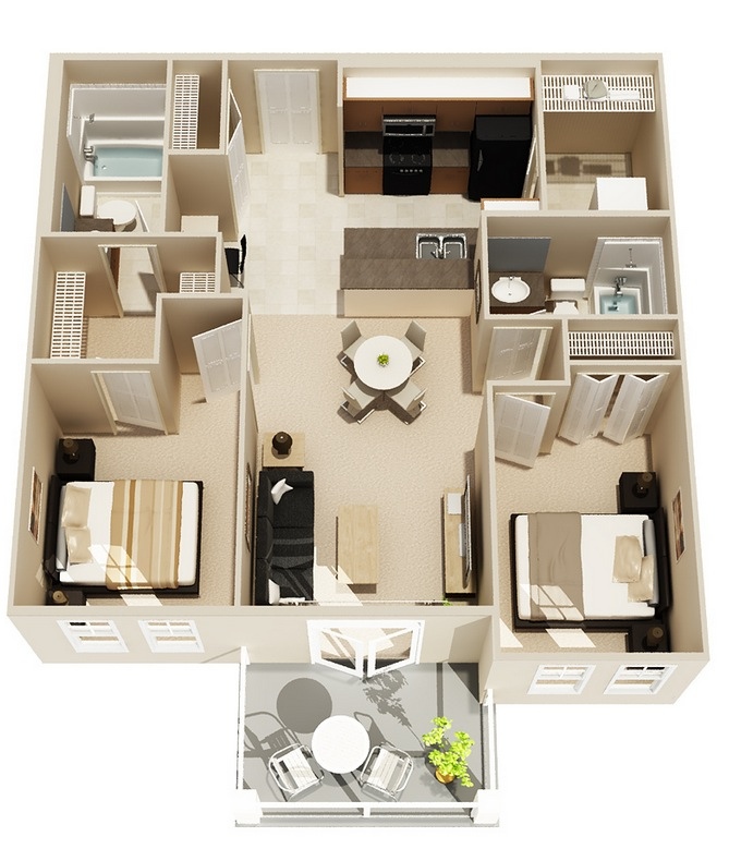 22-Simple-Two-Bedroom-Floor-Plan