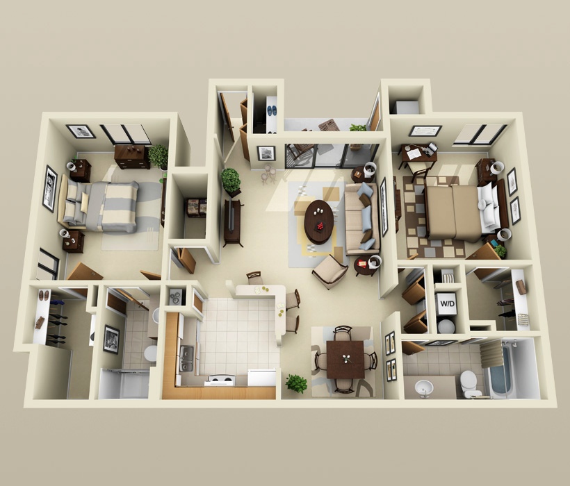 36-Paragon-Apartment-Two-Bedroom-Plan
