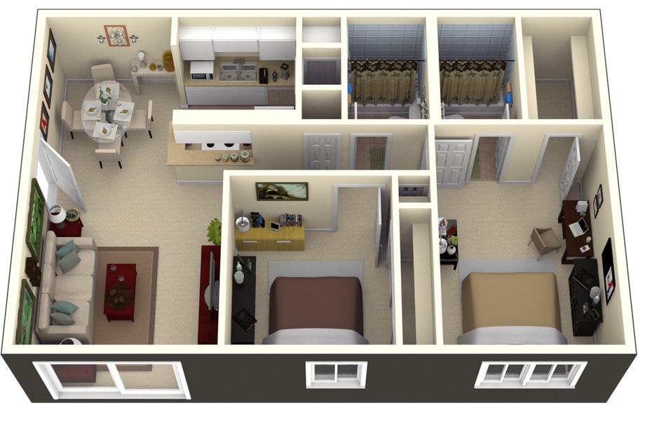 50-two-bedroom-apartment-plans