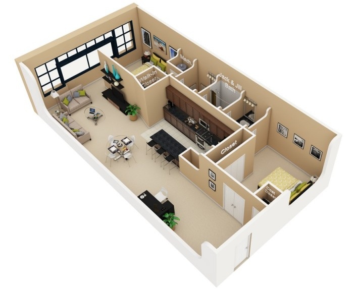 9-Industrial-Loft-Style-Two-Bedroom