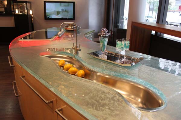 22 Modern and Stylish Glass Kitchen Countertop Ideas | Architecture
