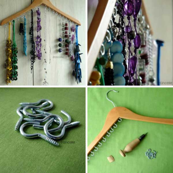diy easy projects cheap cool tutorials jewelry hanger storage tutorial idea insanely things step decor inexpensive yourself key hangers creative