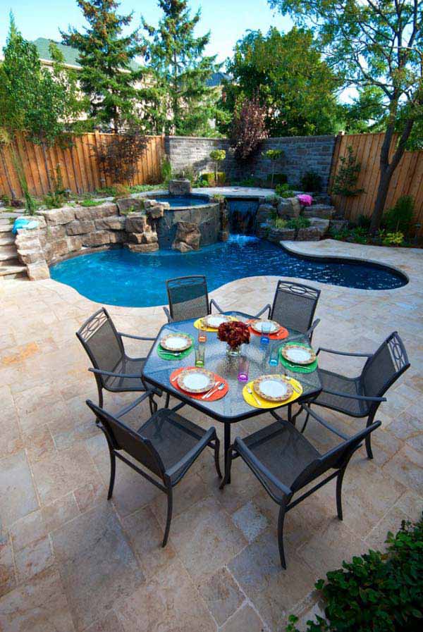 25  Fabulous Small Backyard Designs with Swimming Pool  Architecture \u0026 Design