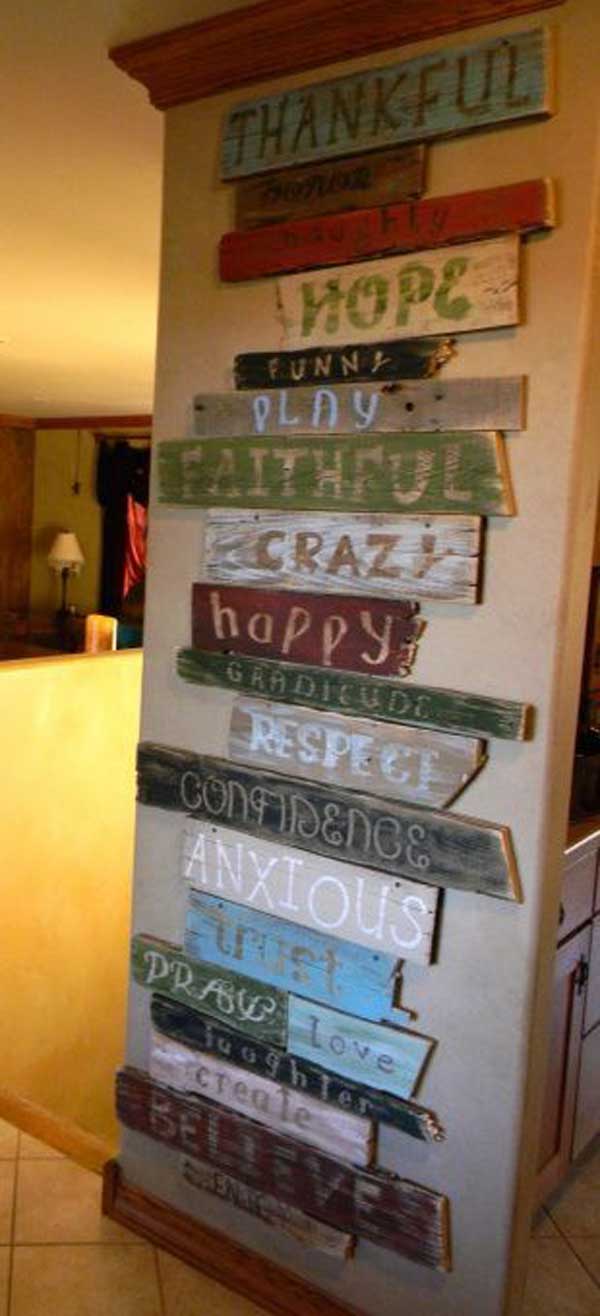 20+ Recycled Pallet Wall Art Ideas for Enhancing Your Interior