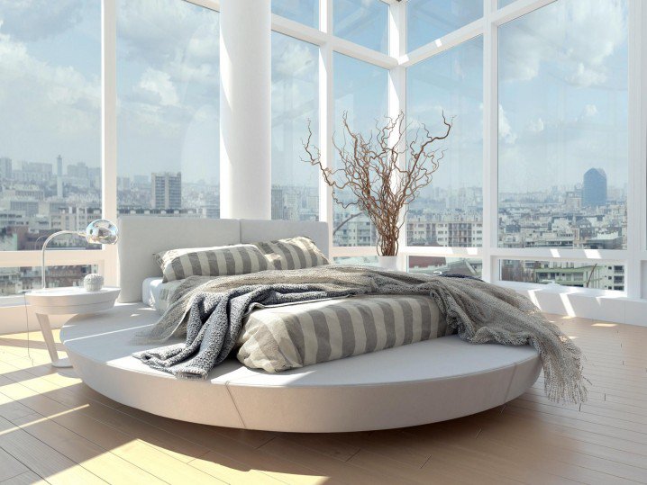 AD-Magnificent-Unique-Rounded-Bed-Bedrooms-8