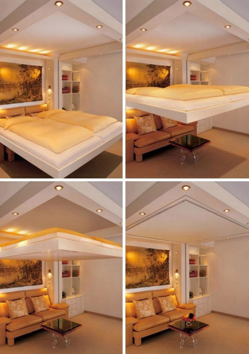 20+ Ideas Of Space Saving Beds For Small Rooms | Architecture & Design