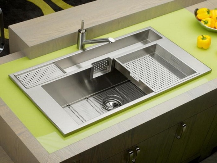sink kitchen modern creative sinks yellow stainless ad stylish