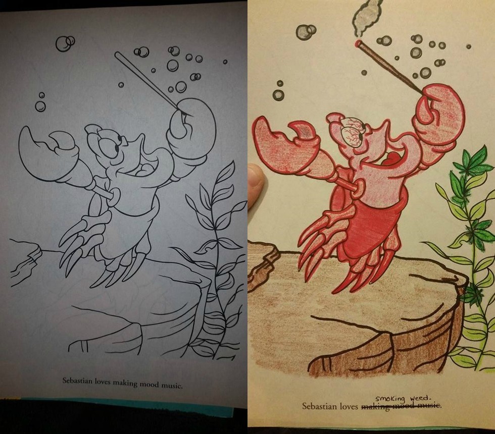 30 Corrupted Coloring Books That Will Ruin Your Childhood