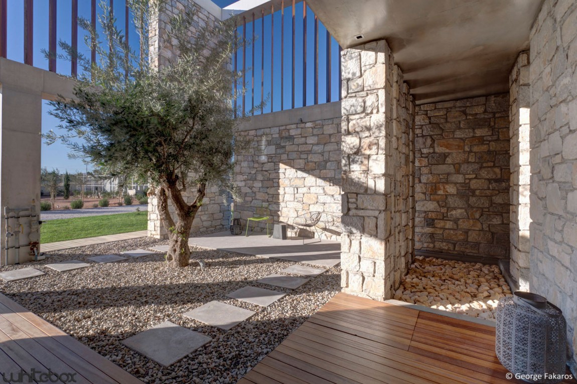 Stone House In Anavissos By Whitebox Architects