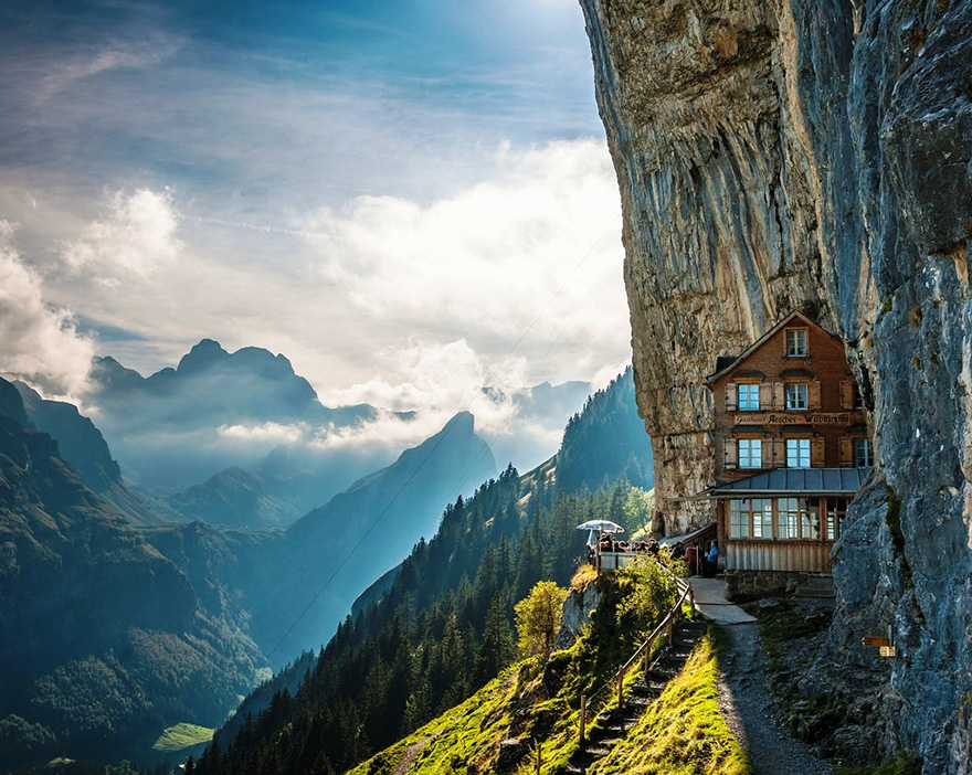 1 Äscher Cliff, Switzerland