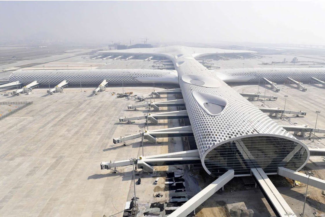 BEST AIRPORT (Jury/Popular): Bao'an International Airport, China, Studio Fuksas and Knippers Helbig 