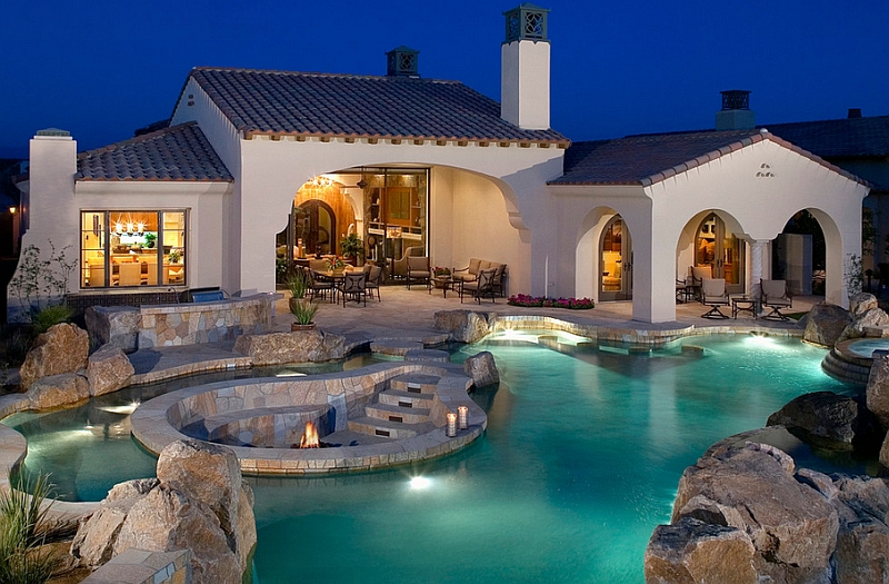 11-Pool-area-with-a-sunken-lounge-fire-pit-and-a-beautifully-crafted-entry