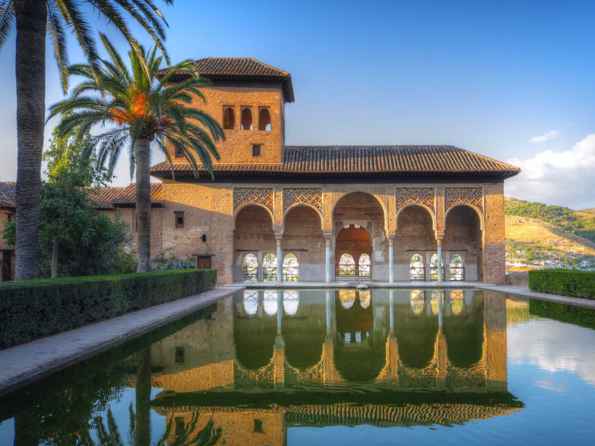 Alhambra palace in Granada, Spain