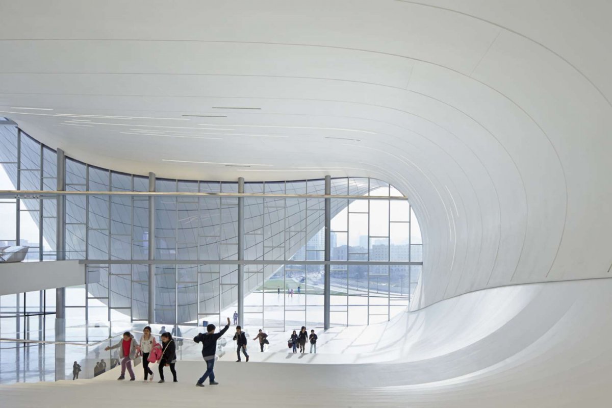 BEST THEATER (Popular): Heydar Aliyev Center, Azerbaijan, Zaha Hadid Architects 