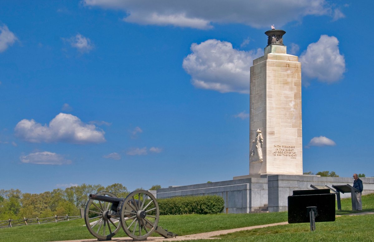 1. Gettysburg National Military Park, Gettysburg, Pennsylvania 