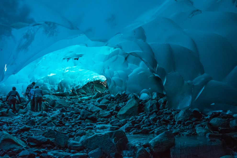 Mendenhall Ice Caves Of Juneau In Alaska, United States