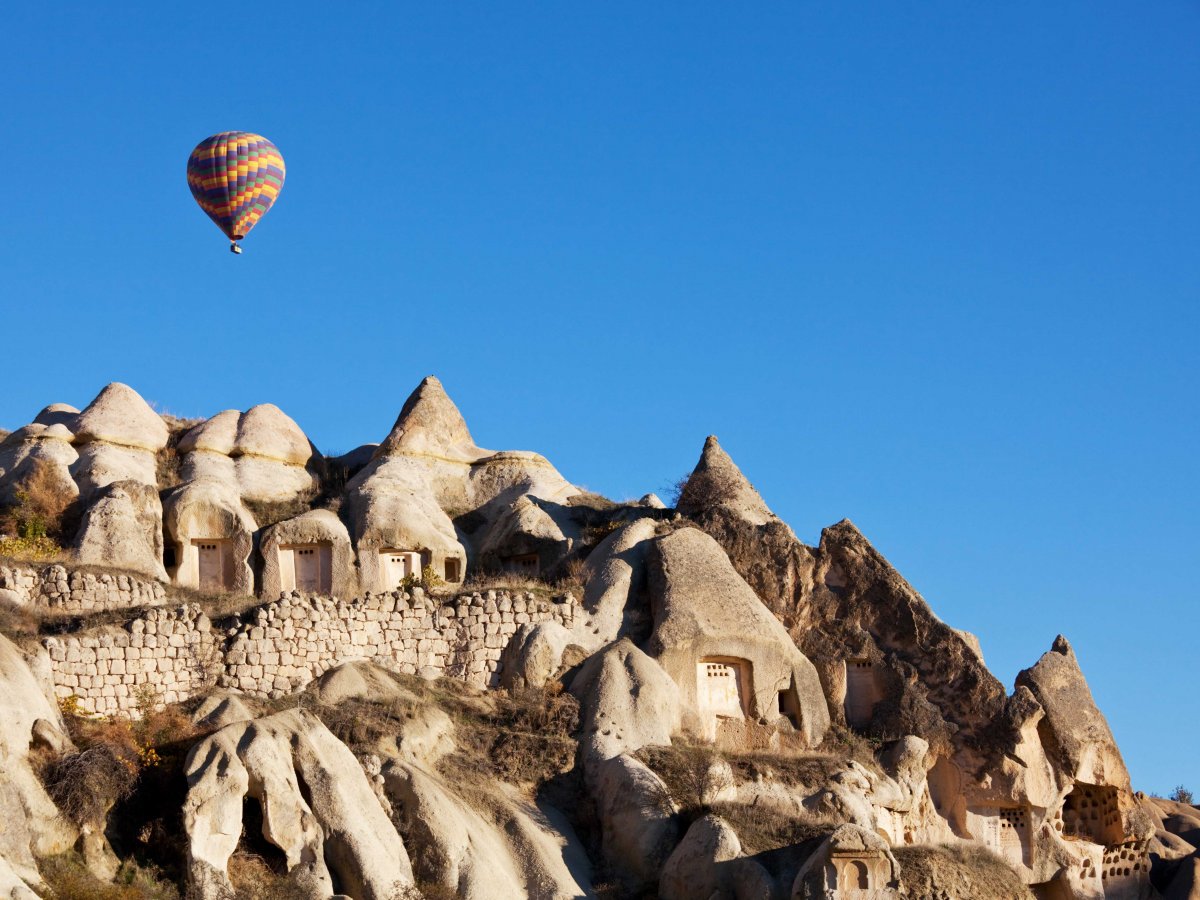 Explore the unreal geography of Cappadocia in Turkey.