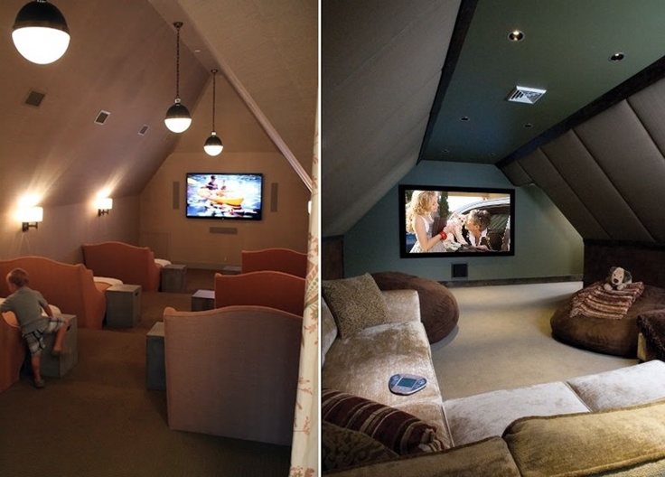simple space attic cinema elegant living affordable theater rooms bedroom use making ad architecture cleverly unused increase idea ceiling architecturendesign
