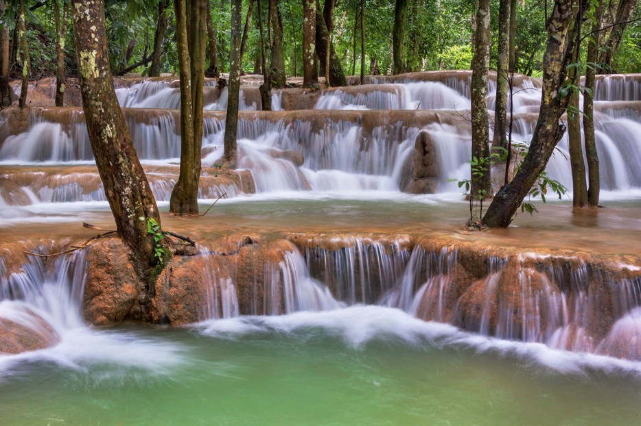 Tad Sae Waterfall, Laos