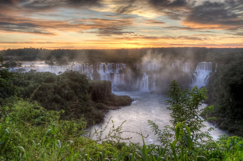 Iguazu Falls, Argentina, And Brazil