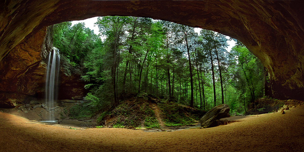 Ohio, Ash Cave, Hocking Hills State Park