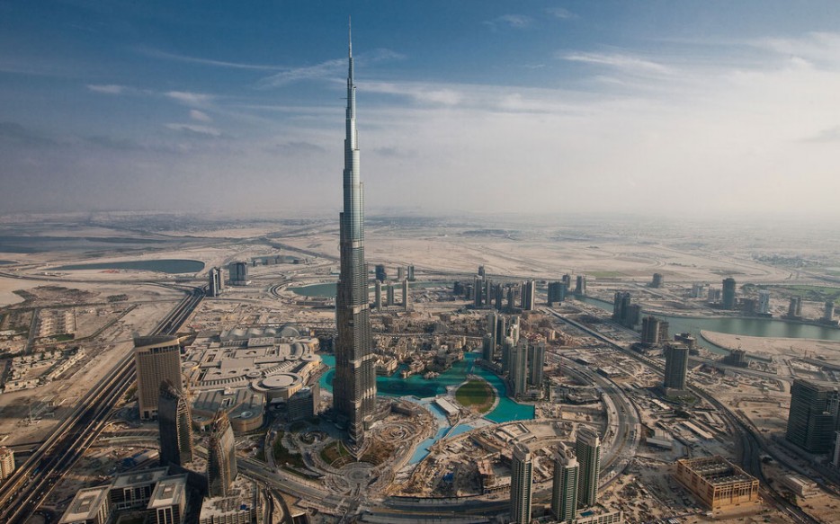 The tallest building in the world, Burj Khalifa in Dubai