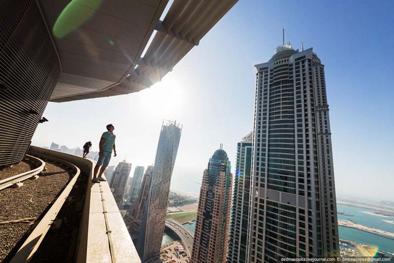 Exploring Dubai From The Rooftops of Buildings