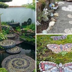 21 DIY Stepping Stones to Brighten Any Garden Walk