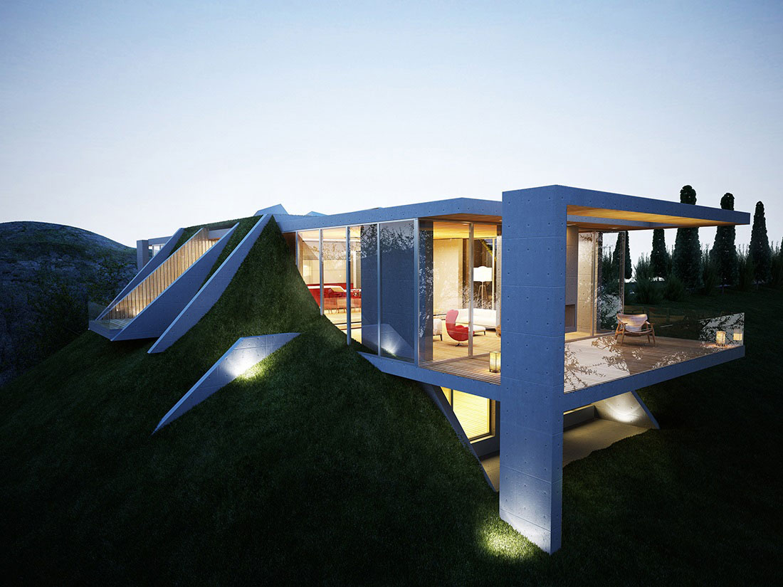 Earth House Project By Molos Group