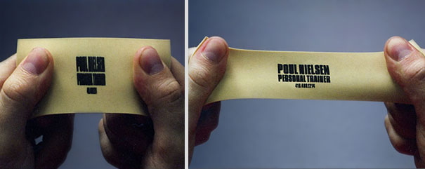 Stretchy Personal Trainer’s Business Card