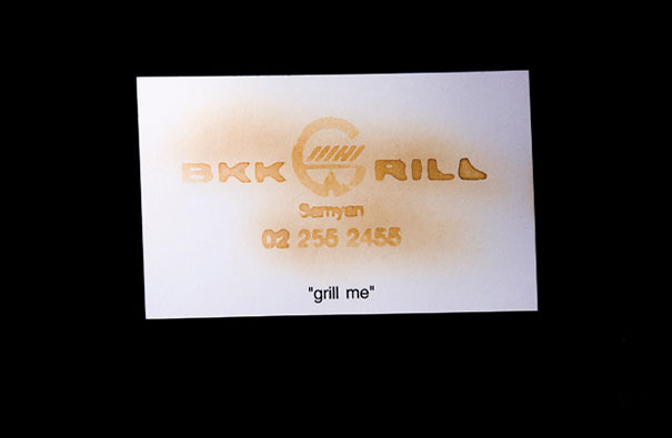 Grillable Business Card