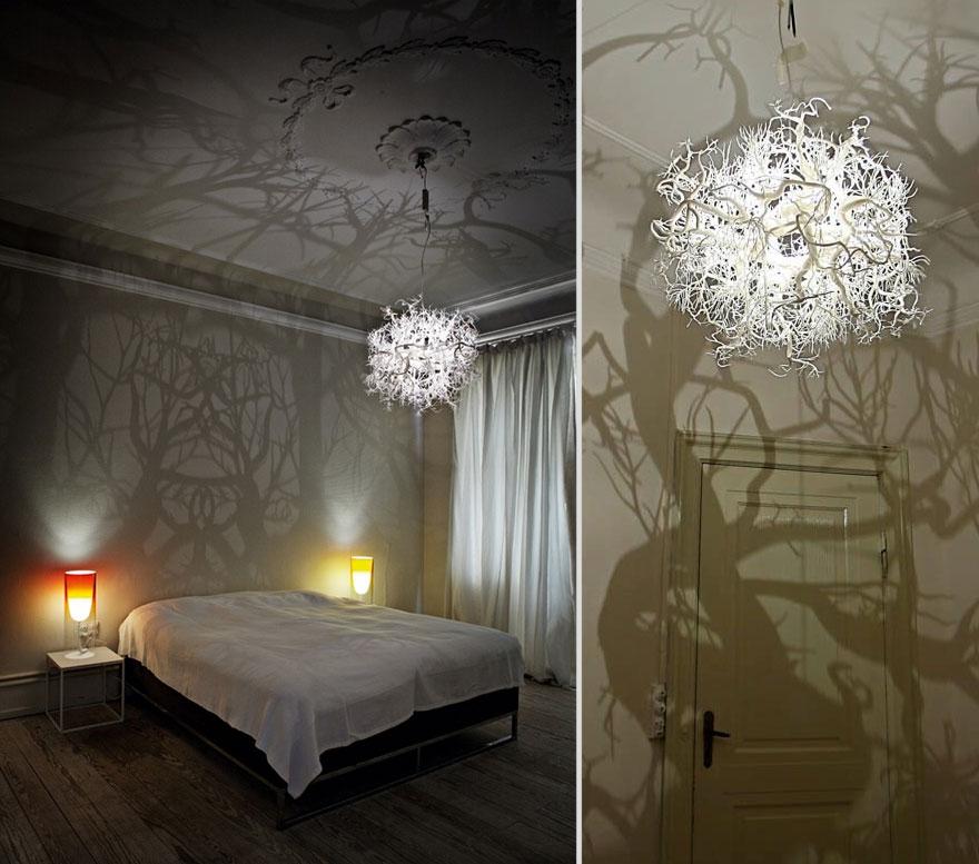 Chandeliers That Turn A Room Into A Forest