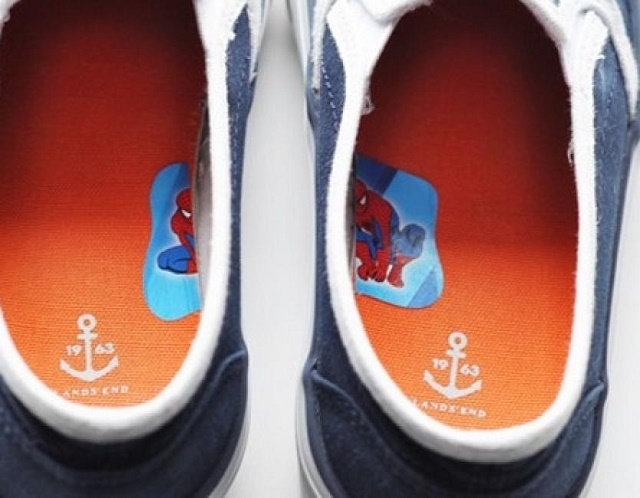 To get them to put their shoes on the correct feet, cut a sticker in half and place it on the insides of their shoes.