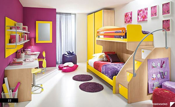 1-Purple-and-Yellow-Teen-Bedroom