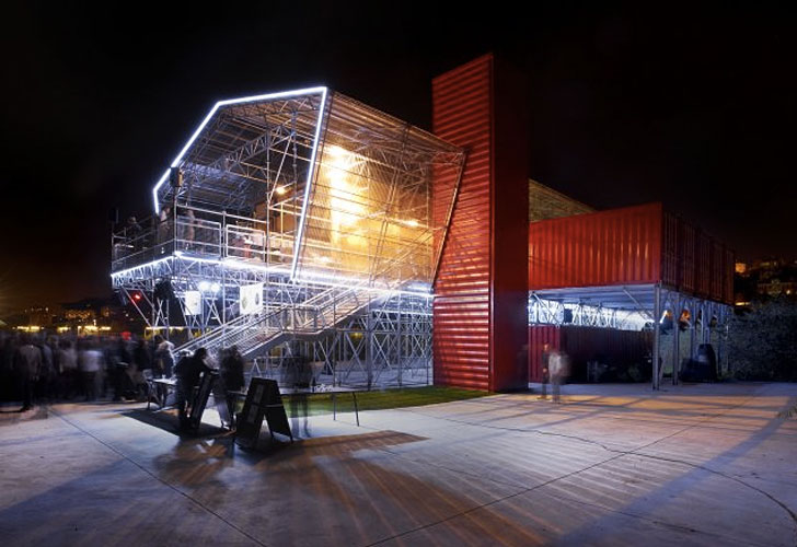Jean Nouvel's Shipping Container Restaurant