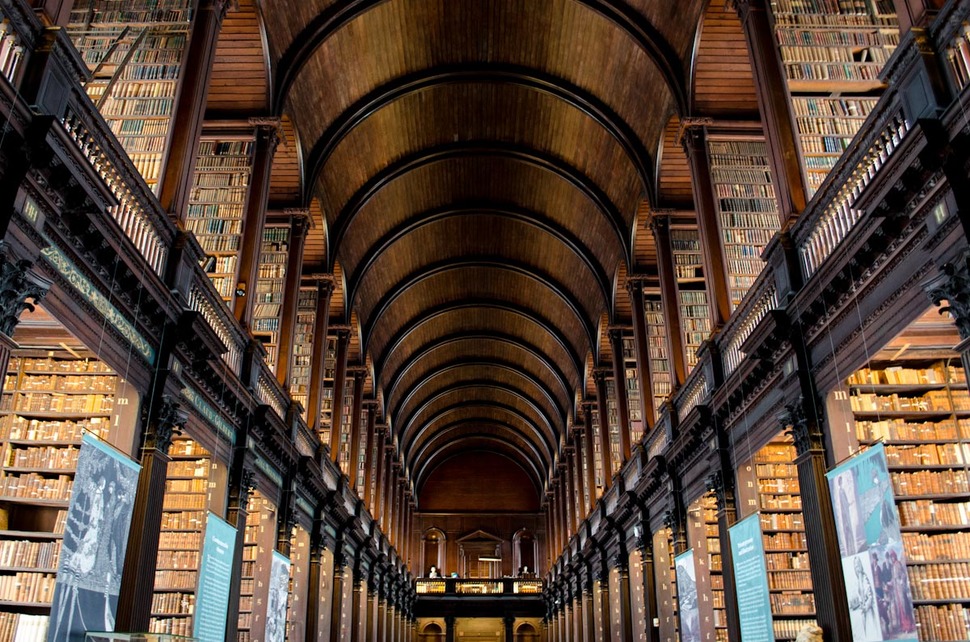 Trinity College Library In Ireland
