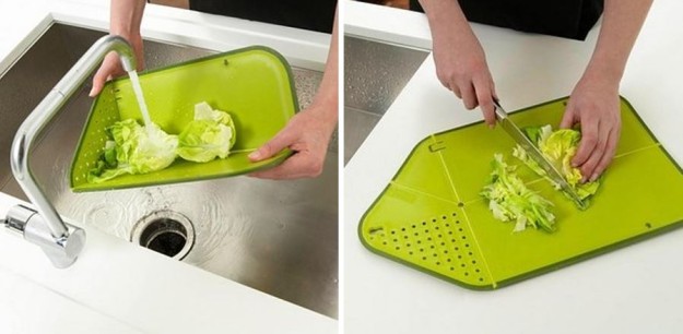 A Strainer Meets Cutting Board