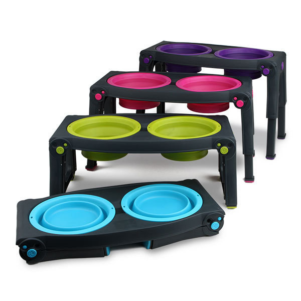 Collapsible And Adjustable Pet Bowls