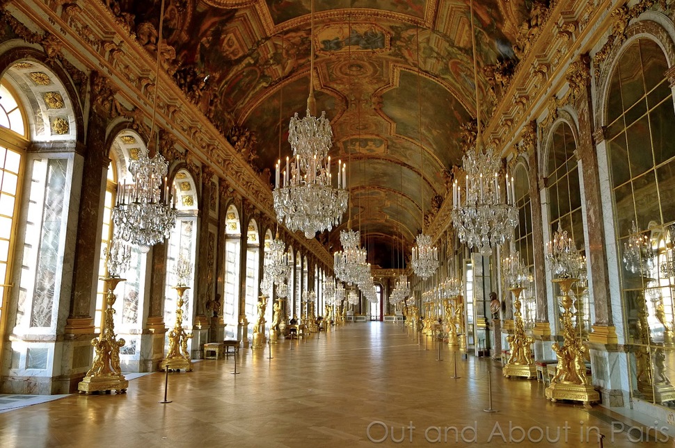 Hall Of Mirrors At Versailles In France