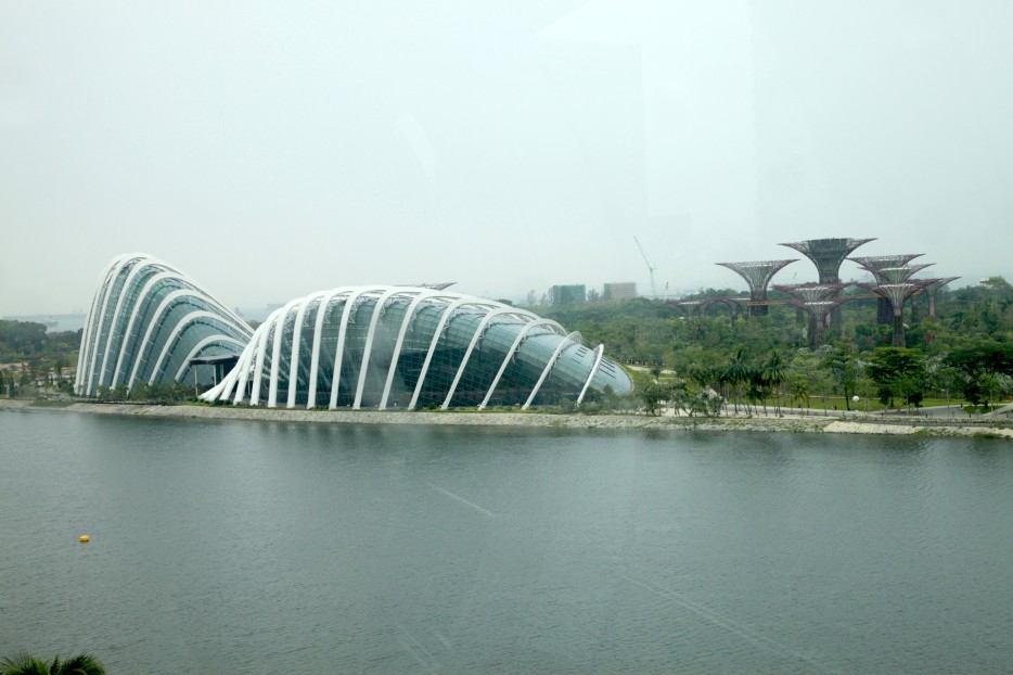 Cloud Forest And Flower Dome In Singapore