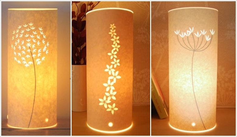 Chic Paper Cut Table Lamps