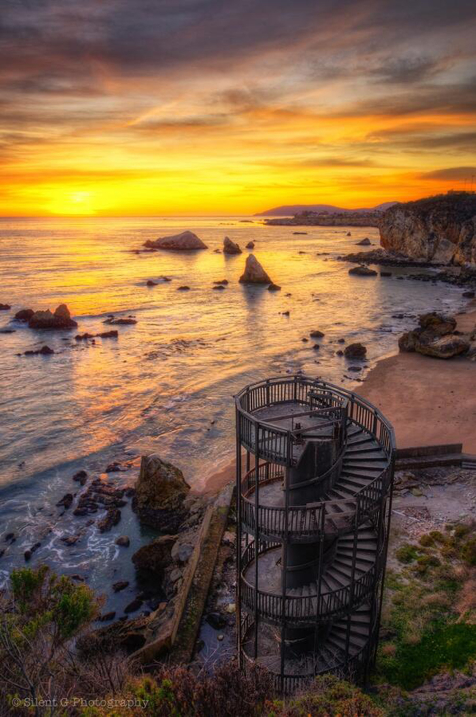 Staircase To Nowhere, Pismo Beach, California