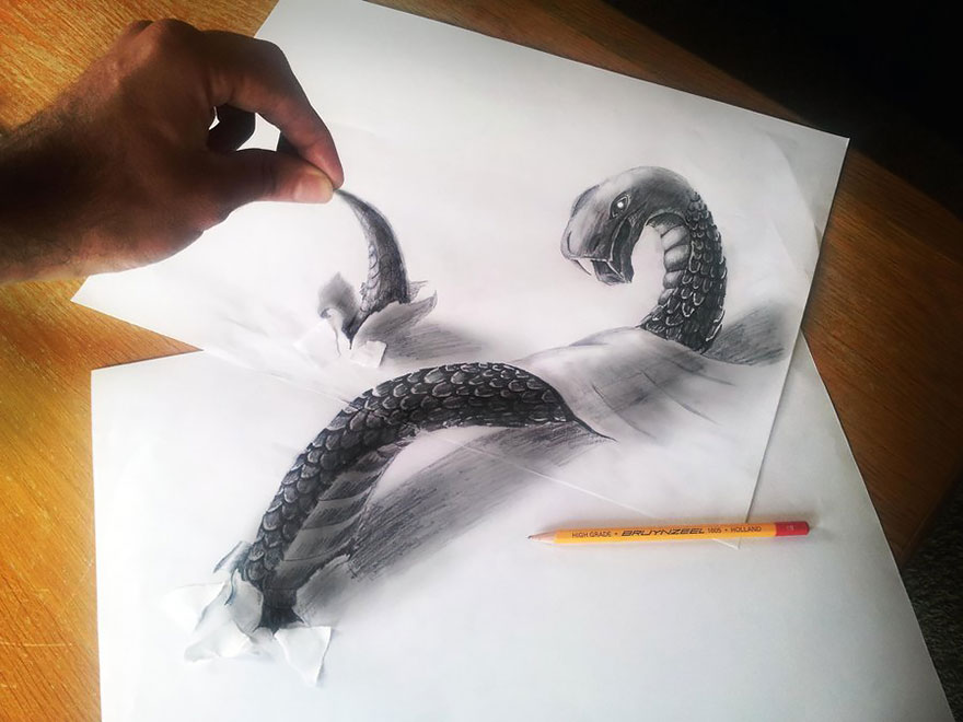 Easy 3D Art Pencil Drawing