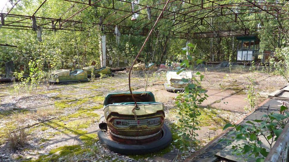Driverless Bumper Cars, Chernobyl, Ukraine