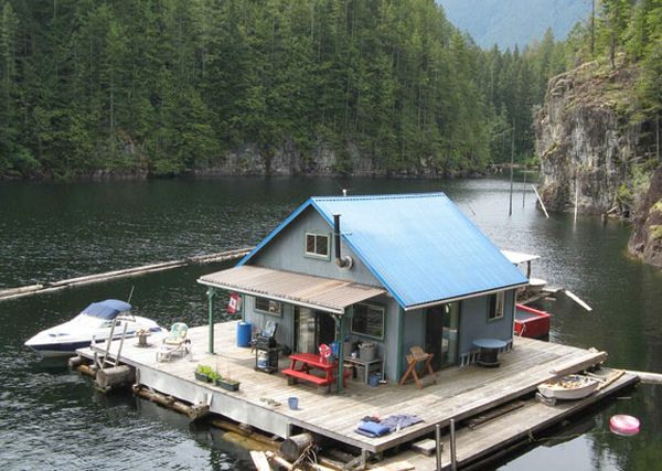 Small Cabin In Powell Lake, British Columbia