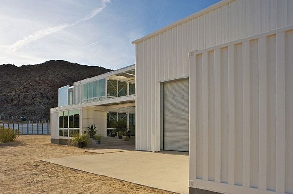 First Shipping Container House In The Mojave Desert By Ecotech Design