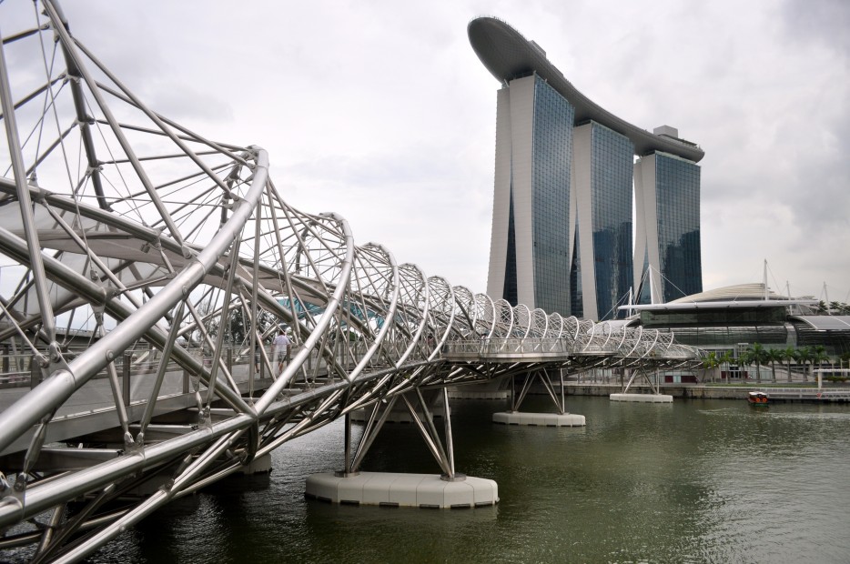 Helix Bridge In Singapore