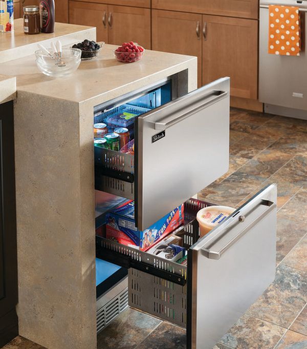 Dual Zone Freezer Refrigerator Drawers Undercounter